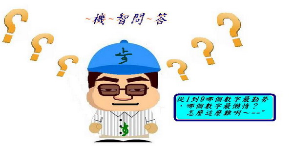 从1到9哪个数字最勤劳 哪个数字最懒惰.jpg